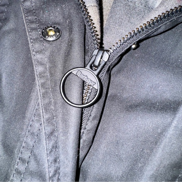 BARBOUR Waxed Cotton Orkney Tartan Jacket - Picture 11 of 11